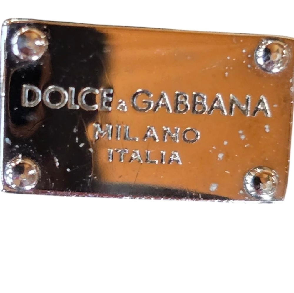 Dolce & Gabbana Black Pebbled Leather Bifold Long Unisex Wallet - Picture 11 of 13